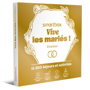 SMARTBOX - Coffret Cadeau Vive les mariés ! Émotion -  Multi-thèmes