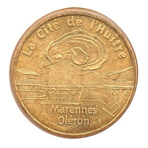 Mini médaille monnaie de paris 2008 - la cité de l’huître