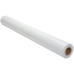 Rouleau de papier couché blanc brillant c6019b pour traceur jet d'encre - format 0 610 x 45 7m - 90g (rouleau 45.7 mètres)