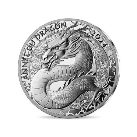 Année du dragon - Monnaie de 10€ Argent