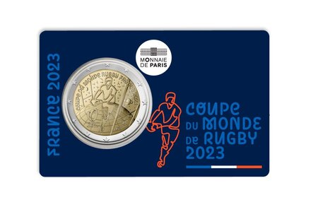 Coupe du monde de rugby France 2023 - Monnaie de 2€ commémorative