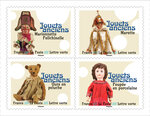 Carnet de 12 timbres - Jouets anciens - Lettre Verte
