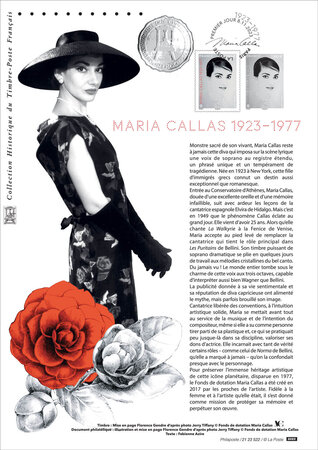 Document philatélique - Maria Callas