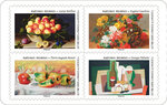 Carnet de 12 timbres - Natures mortes - Lettre Verte