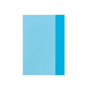 Protège-cahiers, format A4, en PP, bleu transparent HERLITZ