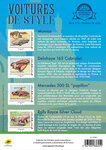 Collector 4 timbres - Voitures de style - Chantilly - lettre Verte