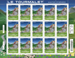 Timbre - Le Tourmalet - Lettre verte