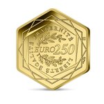 Jeux olympiques de paris 2024 - monnaie 250€ or - hexagonale semeuse