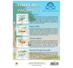 Collector 4 timbres - Voitures et Vacances - Mer - Lettre Verte