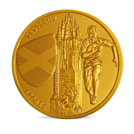 Coupe du monde de rugby France 2023 - Monnaie de 1/4€ - Écosse