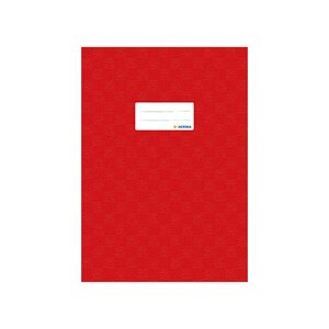 1x protège-cahiers, format A4, en PP, couverture rouge HERMA