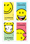 Carnet de 12 timbres - SmileyWorld - Lettre Verte