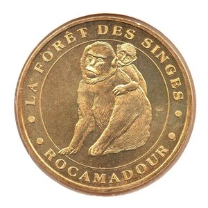 Mini médaille Monnaie de Paris 2007 - La forêt des Singes