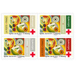 Carnet 10 timbres - La Croix Rouge Française - Robert Delaunay - Lettre Verte