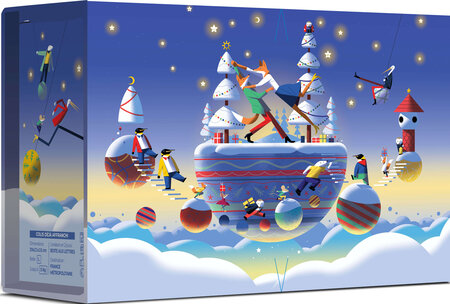Colissimo Prêt-à-Envoyer France - Boîte de taille L - 5 kg - Série festive Noël