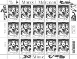 Timbre - Marcel Marceau (1923-2007) - Lettre internationale