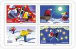Carnet de 12 timbres Noël - Mon carnet de timbres féérique - Lettre Verte