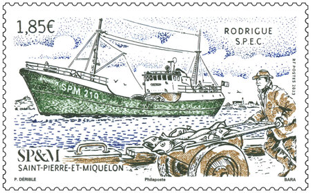 Timbre Saint Pierre et Miquelon - Le Rodrigue