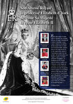 Collector 4 timbres - Elizabeth II - Lettre internationale