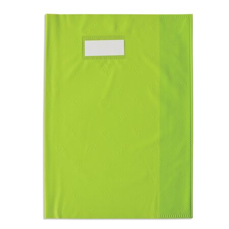 Protège-cahier Styl'SMS A4 (21x29,7 cm) pvc 120 avec Porte-étiquette Vert anis ELBA